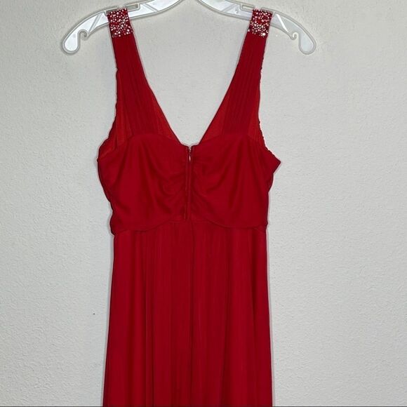 Eva USA Maxi Dress Red - Picture 6 of 9